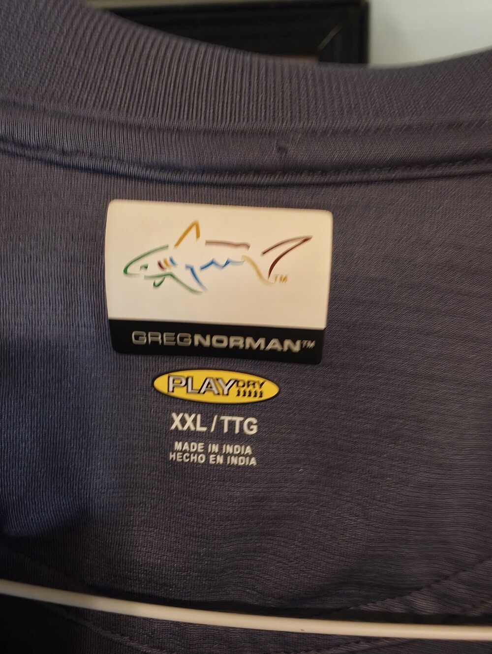 Greg Norman Collection Men's Polo - Deep Blue - Picture 2 of 3